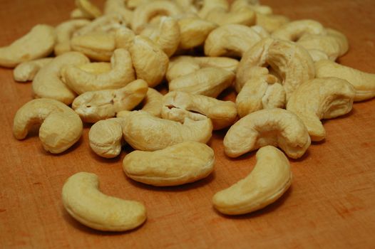 Heap of cashews