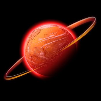 red space planet