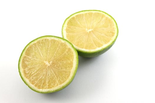 fresh lemon isolated on a white background