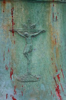 Old metalic Crucifix 