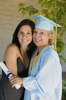 Senior Graduate and Grandchild