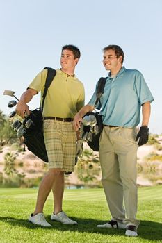 Friends Golfing Together