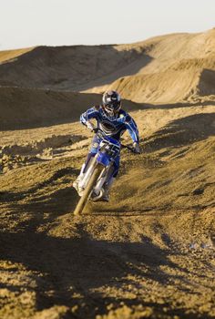 Motocross Racer Mid-Air