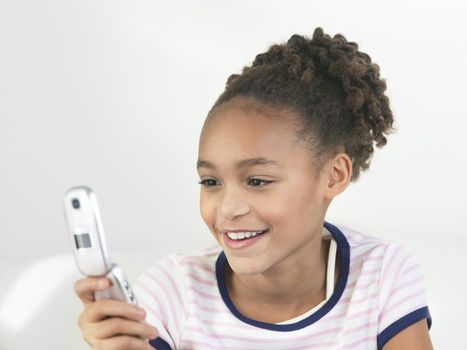 Young Girl on Cell Phone
