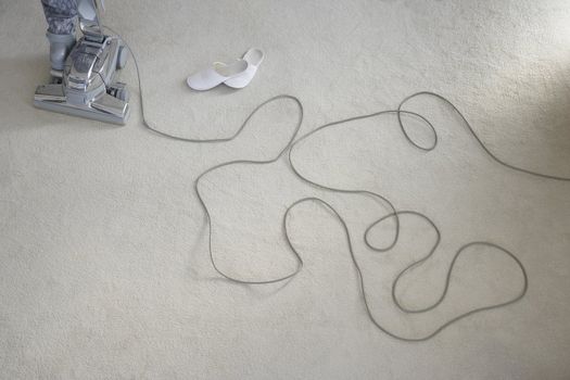 Vacuuming the Carpet