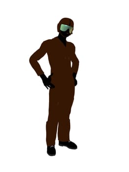 Male Pilot Illustration Silhouette