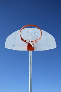 Basketball backboard and hoop