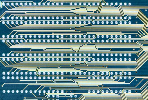 Circuit board blue texture