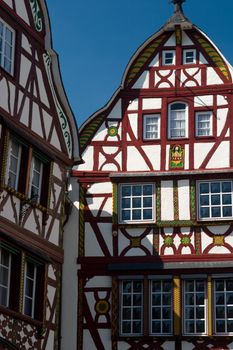Traditional timber houses in Mosel Valley Germany