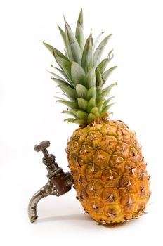 Ananas with tap