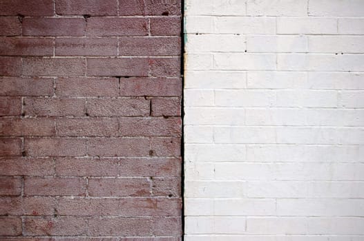 Two Contrasting Brick Walls