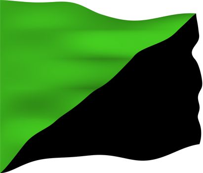 Green Anarchism Flag