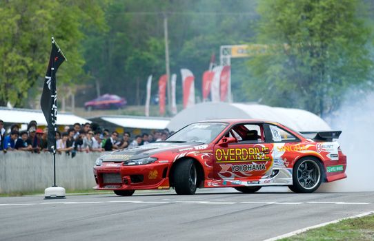 Drifting competition in Thailand