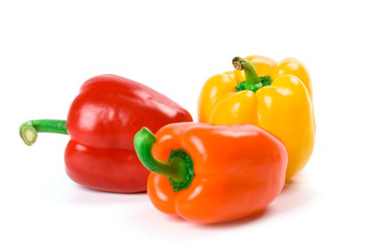 three bell peppers 