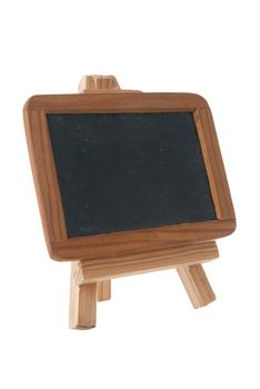 Empty Chalk Board on a easel