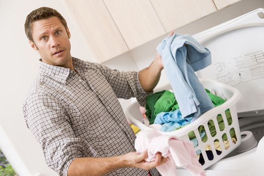 Man Doing Laundry 