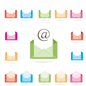 Envelope icon. vector illustration