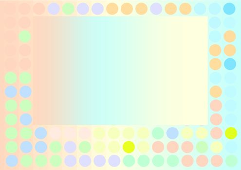 Color background with circles