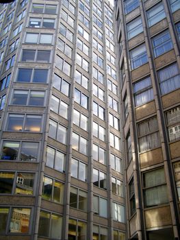 Modern brutalist architecture, London