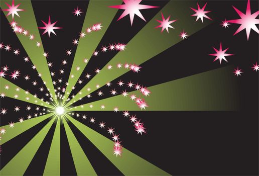Background image of a fireworks display.