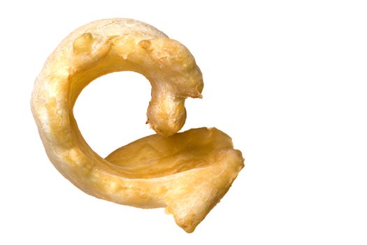 Dried Fish Maw (Gas Bladder) Isolated
