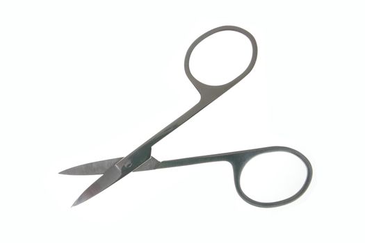 Manicure scissors isolated