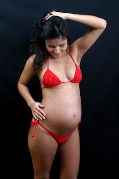 photo of pregnant female