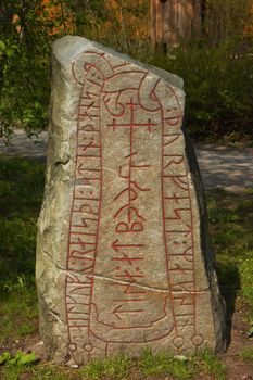 Ancient rune stone