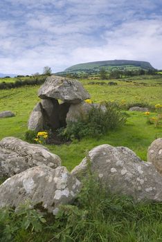 Dolmen at Carrowmore megalithic cemetary