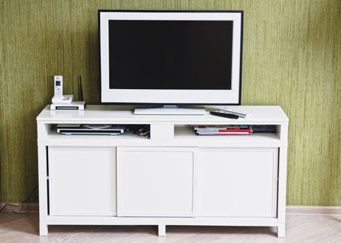 TV-set in home interior