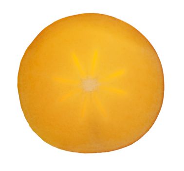 Persimmon with Clipping Path