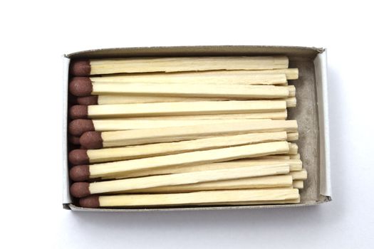 A box of matches isolated on white 