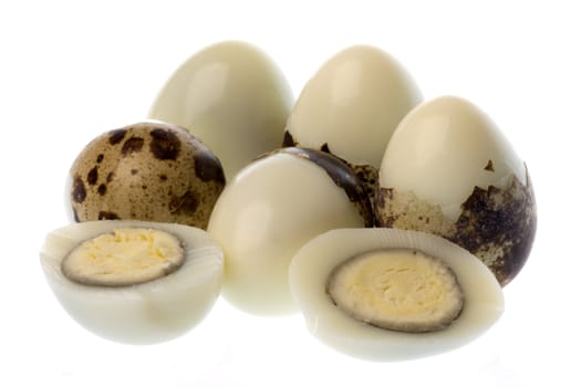 Quail's Eggs Isolated
