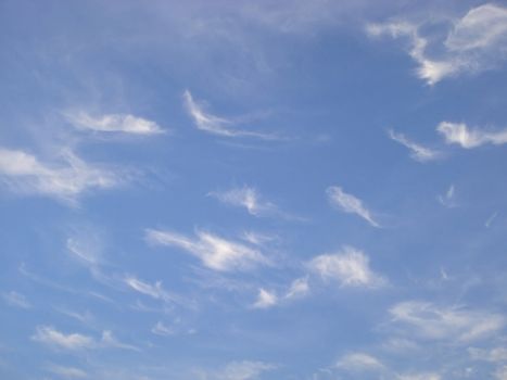 Sky with clouds, usable as background