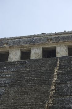 Temple Detail Palenque, Mexico