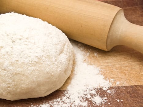 Dough with rolling pin