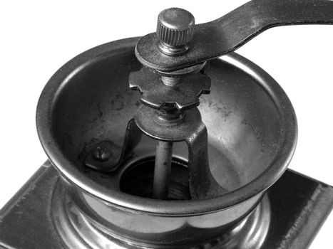 Old coffee grinder detail