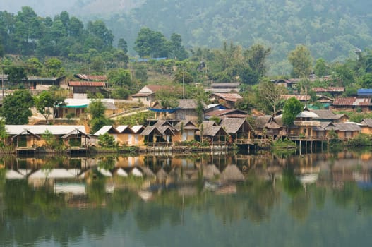 Ban Rak Thai, a Chinese refugee settlement in Thailand