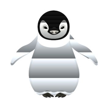 Little baby emperor penguin