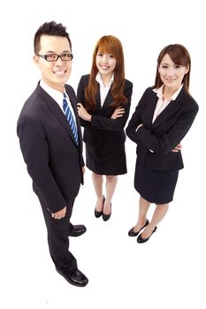 Young asian business team