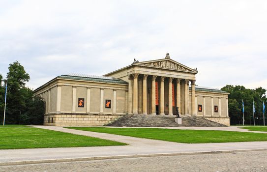 The majestic Konigsplatz square and museums in Munich 