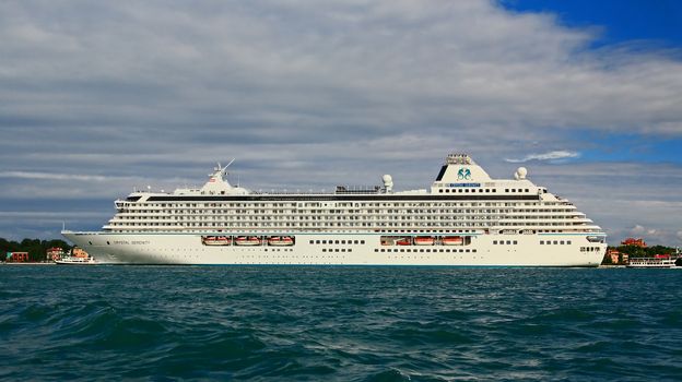 The Crystal Serenity cruise ship