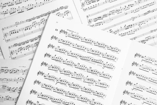 Barroque music score