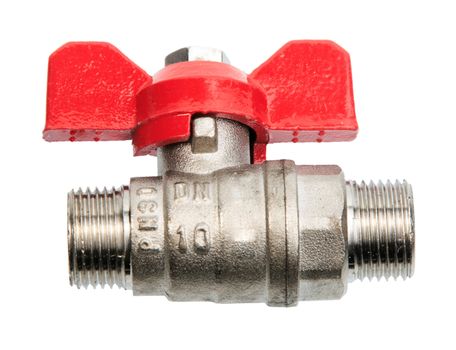 Single metal valve for water.