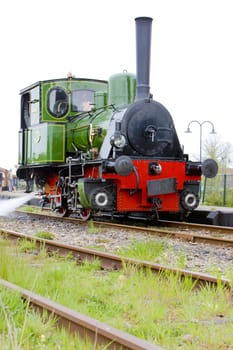 steam locomotive, Hoorn - Medemblik, Noord Holland, Netherlands