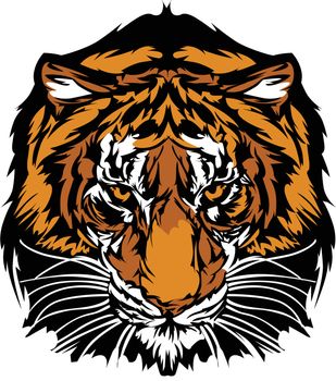 Tiger Head Graphic Mascot