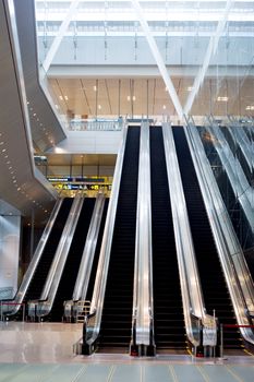 Escalator at Changi Airport 