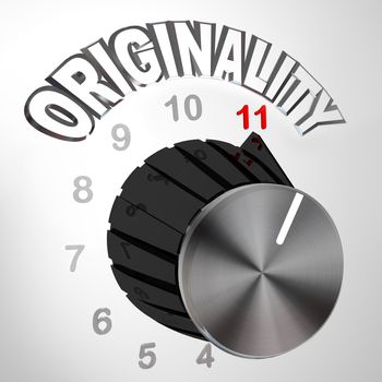 Originality Dial Knob Turned to Max - Innovative Invention