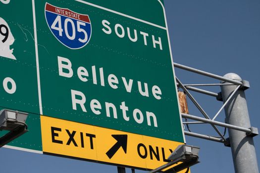 Interstate 405 South Bellevue Renton Exit