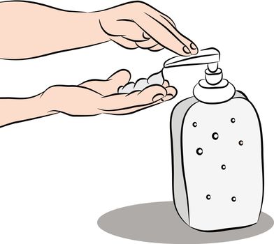 hand sanitizer sanitize cleaner clean hands